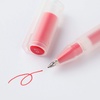 image:imageMUJI  07mm Red Smooth Gel Ink Ballpoint Cap Pen 10 Pieces