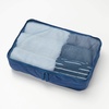 image:imageMUJI Gusset Case Polyester Blue MediumBlue