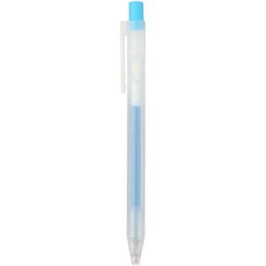 image:imageMUJI  05mm Blue Smooth Gel Ink Retractable Ballpoint Pen 10 PiecesLight Blue