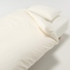 image:imageMUJI Organic Washed Cotton Fitted Sheet Ecru S 100x200x1828cm