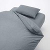 image:imageMUJI Organic Washed Cotton Fitted Sheet Navy D