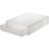image:imageMUJI Polypropylene Drawer Storage Box A4 Size 26 cm Width x 37 cm Depth x 9 cm Height WhiteSmall