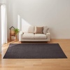 image:imageMuji Cotton Handwoven Rug Light BrownCharcoal Gray