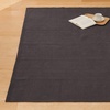image:imageMuji Cotton Handwoven Rug Light BrownCharcoal Gray