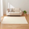 image:imageMuji Cotton Handwoven Rug Light BrownEcru