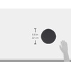 image:imageMuji Urethane Foam Seat Cushion Round Charcoal GrayCharcoal Gray