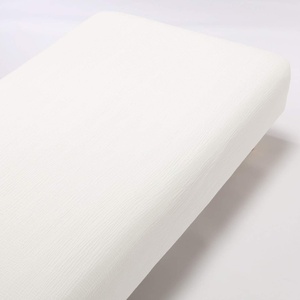 image:imageMUJI Organic Cotton Triple Gauze Fitted Sheet Off White S 100x200x1829cm