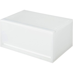 image:imageMUJI Polypropylene Drawer Storage Box A4 Size 26 cm Width x 37 cm Depth x 9 cm Height White1 drawer